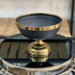 سرویس پذیرای ۴ تیکه فلزی ونیز مشکی