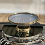سرویس پذیرای ۴ تیکه فلزی ونیز طوسی