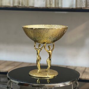 سرویس پذیرایی بالرین آلومینیومی ۶ تکه طلایی