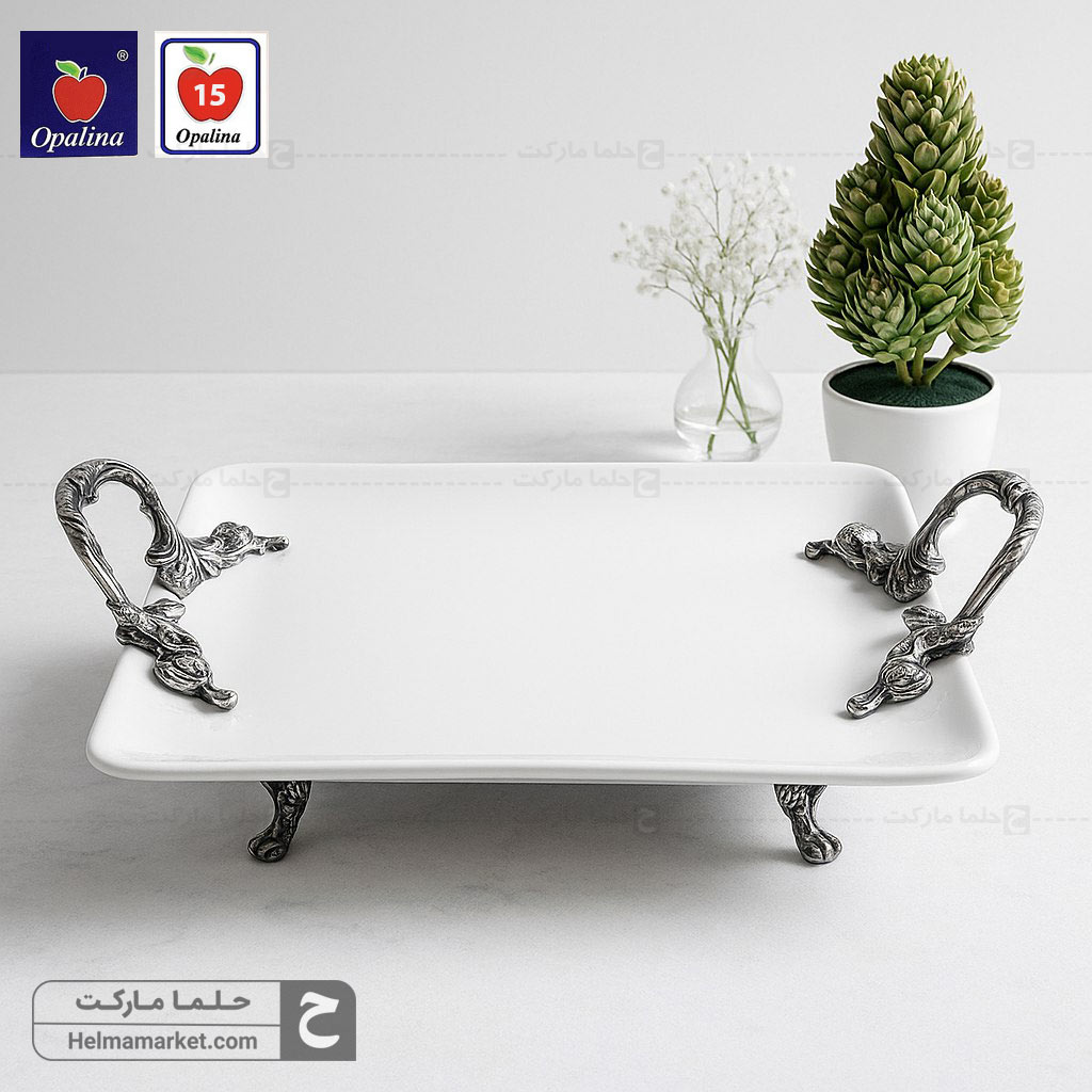 دیس مربع اوپال دسته پیوتر کد 15 اوپالینا