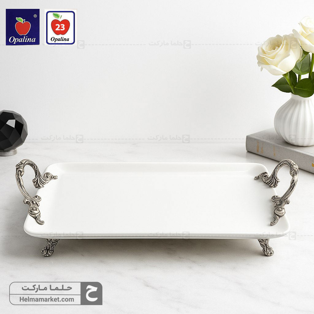 دیس مستطیل اوپال دسته پیوتر کد 23 اوپالینا
