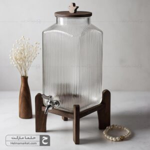 کلمن شیشه ای تیفانی ایستاده