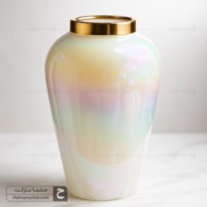 گلدان شیشه ای لیلیوم صدفی