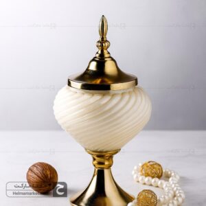 شکلات خوری پیچک رنگ کاراملی