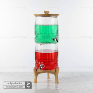 کلمن دو طبقه  پایه چوبی ٨ لیتری آماتیس