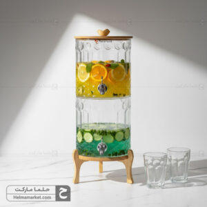 کلمن دو طبقه  پایه چوبی ٨ لیتری ویکتوریا