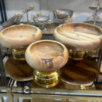 سرویس پذیرایی 3 تیکه چوب گردو لاکچری